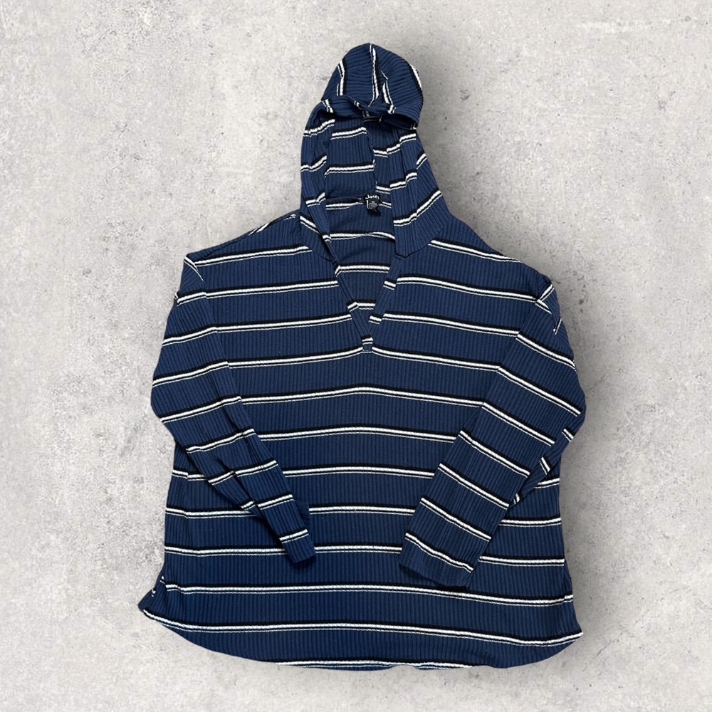 Justify Women’s 2X Long Sleeve Ribbed Sweater Hoodie